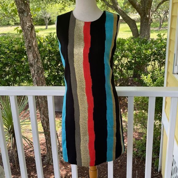 Milly Striped Sheath Dress - Picture 1 of 6